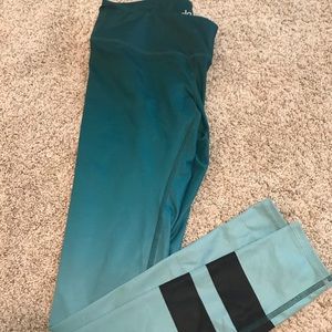 Alo Green Ombré leggings